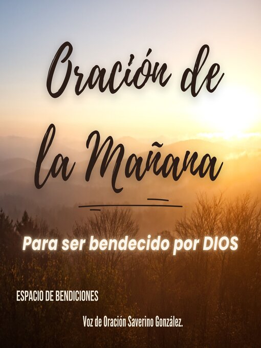 Cover image for Oración de la Mañana para ser bendecido por DIOS